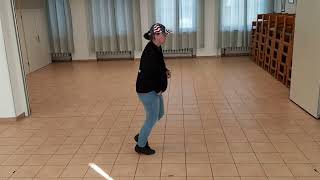 Damn!!!!! Learning video Teach & Dance Line Dance Bee Part 1