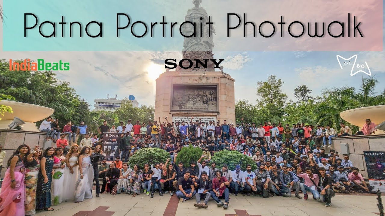 World Photography Day, Patna Portrait Photowalk 2022 | Meow Studio | Indiabeats | Sony