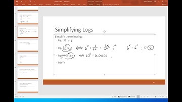 Section 4.3 - Logarithmic Functions