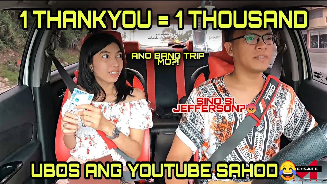 😎 1 THANK YOU = 1,000 PESOS CHALLENGE | UBOS