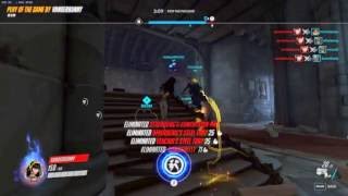 OVERWATCH POTG Quintuple Kill! D.Va Eichenwalde