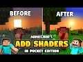 HOW TO INSTALL REALISTIC SHADERS IN MINECRAFT POCKET EDITION | How To Add SHADERS in Minecraft