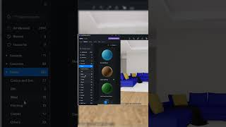Carpet setting in D5 Render #d5render  #shorts  #exteriordesign #tutorialyoutube