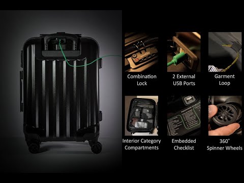 Someone finally invented a suitcase with an inbuilt item checklist