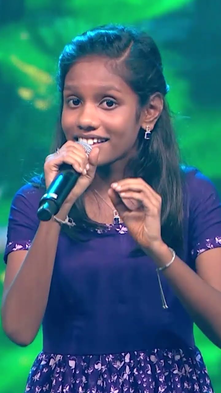 Pallangkuzhiyin Vattam Parthen Song by #Fiona ?❤️ | Super Singer Junior 10