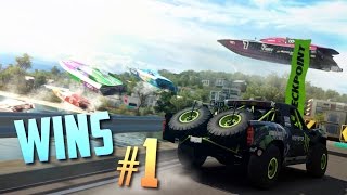 Racing Games WINS Compilation #1 (Epic Moments, Stunts & Close Calls) [+GTA]