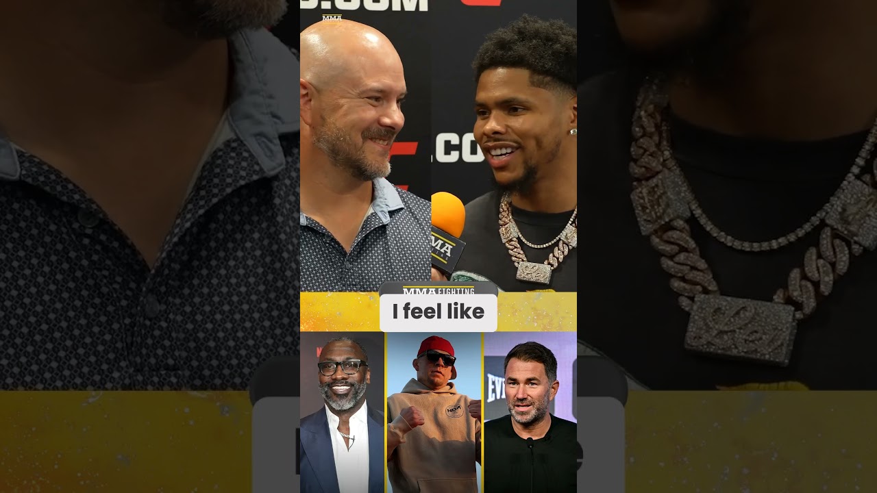 Shakur Stevenson on VIRAL Shannon Sharpe interview, Eddie Hearn, Nate Diaz | MMA Fighting