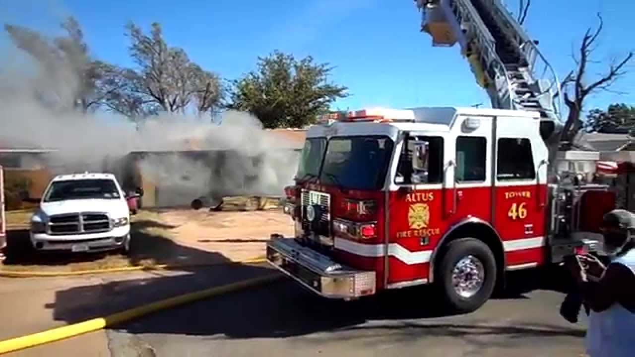 House Fire Altus Oklahoma Nov. 10, 2014 YouTube