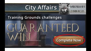 Guaranteed instant win at Training Grounds