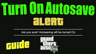 How To Turn On/Off Autosave in GTA 5 Story Mode