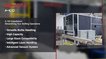 Revolutionize Your Bottling Process with the A-100 Depalletizer by SORSYS