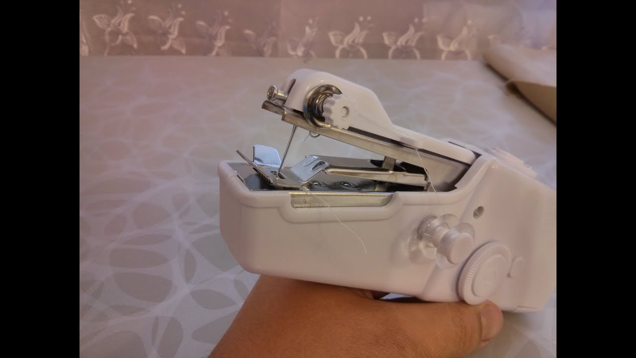 Small Simple Handheld Electric Sewing Machine GearBest обзор YouTube