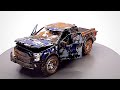 Restoration Damaged Ford F150 Model Truck diecast restoration