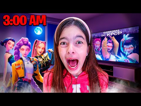 NÃO ASSISTA O FILME GUERREIRAS DO KPOP AS 3 DA MANHÃ! *Deu ruim!