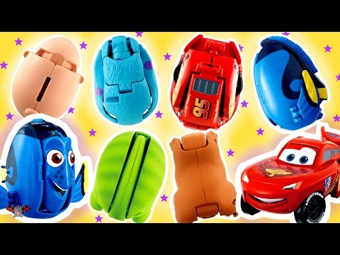 DISNEY PIXAR EGG STARS Carros, Dory, O Bom Dinossauro, Toy Story, Sulley (ディズニー ピクサー エッグスターズ)