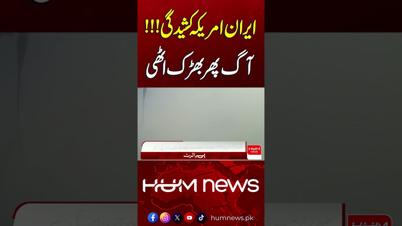 Iran–US Tensions! The Flames Flare Up Again | Hum News | Pakistan