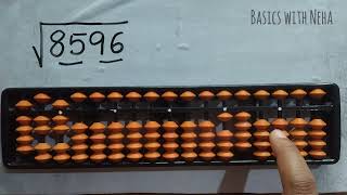 Square root using Abacus tool | imperfect square numbers | #stepbystep #abacus