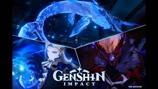 Tartaglia Vs Alldevouring Narwhal Cutscene  Genshin Impact 42