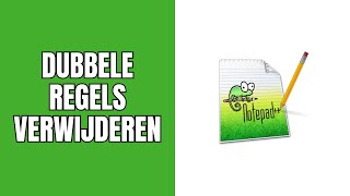 Dubbele Regels Verwijderen In Notepad