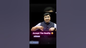 Accept The Reality 🤫 | NV Sir Motivation | Nv sir study tips #studytips #nvsir #study