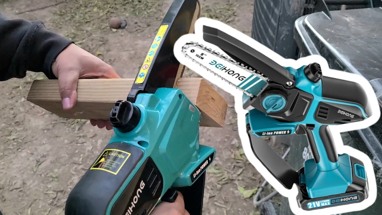 Saker Mini Electric Chainsaw - PUT TO THE TEST - Unboxing & Review 