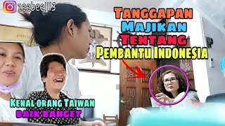 TANGAPAN MAJIKAN TENTANG PEMBANTU INDONESIA DI MARAHIN DEPAN UMUM || CERITA TKW TAIWAN