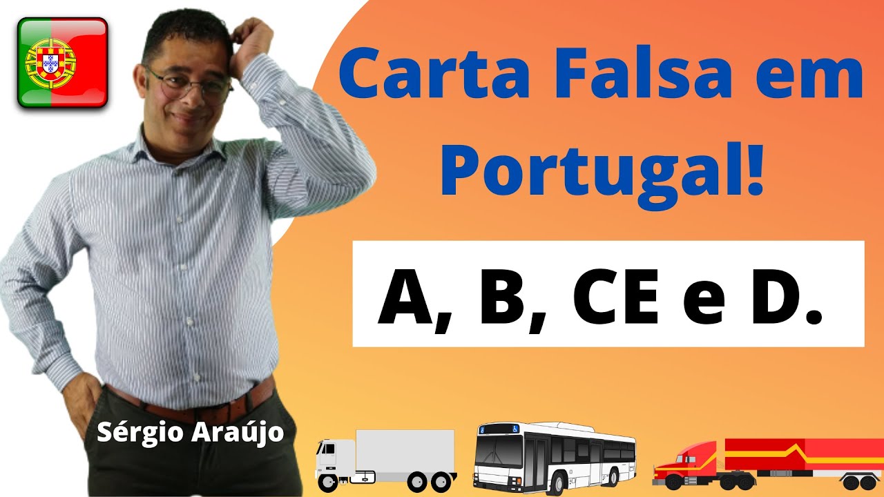 Carta de condução falsa em Portugal!