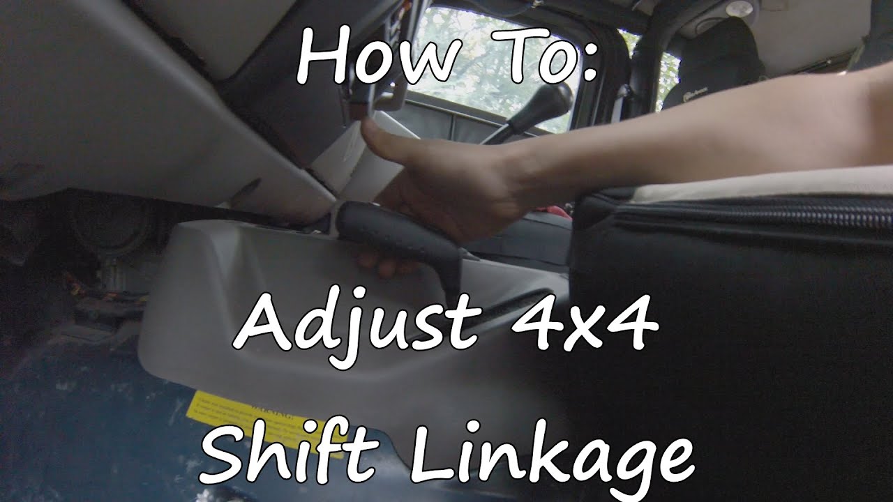 Project TJ Wrangler: Ep 26- How to Adjust 4WD Shift Linkage - YouTube