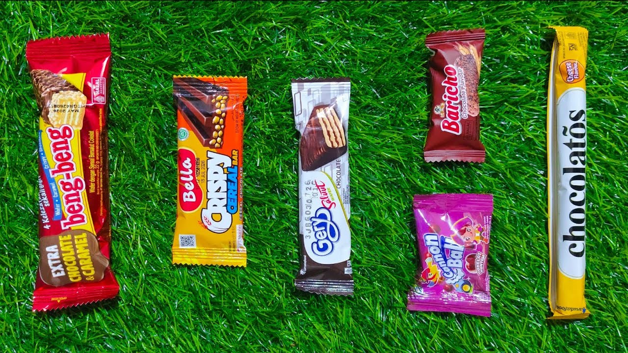 Satisfying Video Asmr Unboxing GIANT Sweets Chocolate and Rainbow Lollipops with Candy Cutting Asmr.