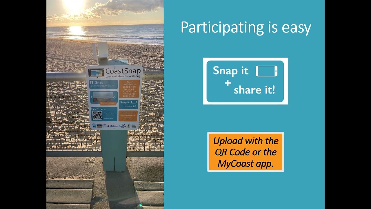 Community shoreline monitoring through photo cradles - Misquamicut State Beach, Westerly, RI