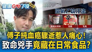 【精選】傅子純血癌驟逝！血癌兇猛「高致死率」！冰淇淋、泡麵到乳酪「食品藏未知風險」