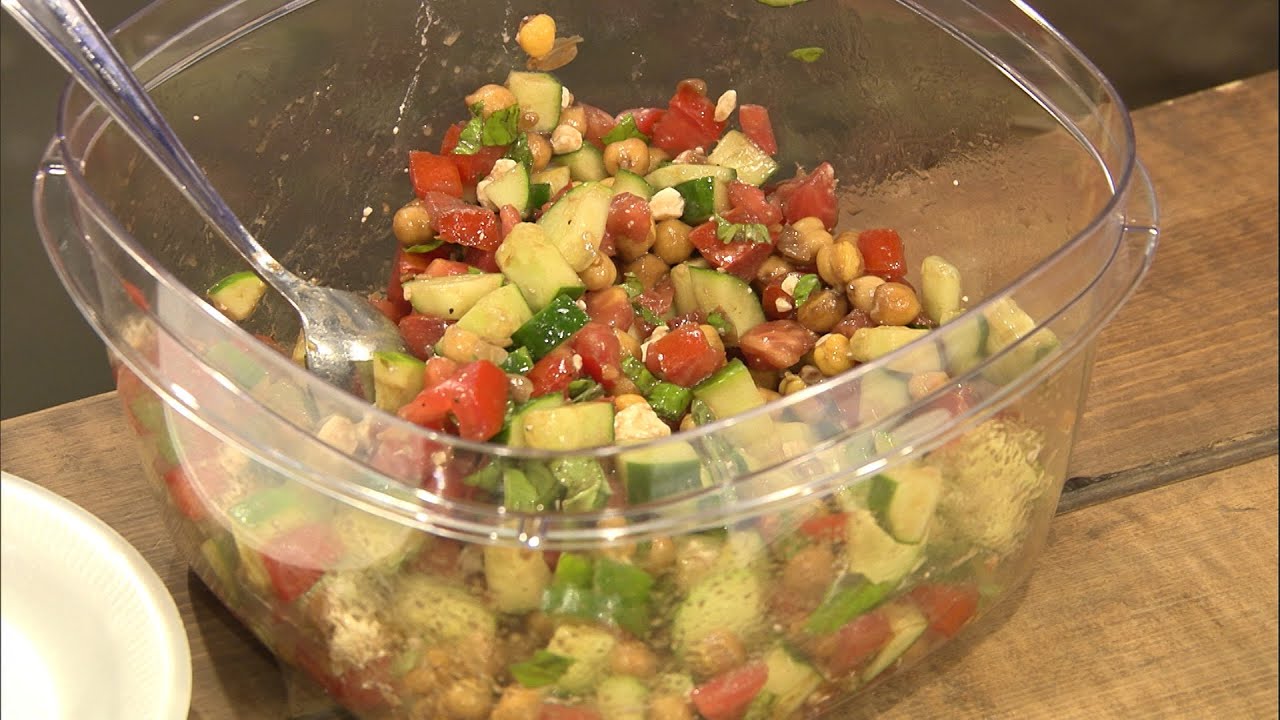 Marinated Garbanzo Bean Salad Family Plot YouTube