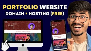 Make your Portfolio Website for FREE from scratch | DOMAIN & HOSTING Free by Ali Solanki