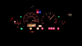 BMW E36 instrument cluster simulation - SimHUB #arduino #simracing #bmw #automobile