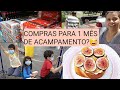 PREPARAÇÃO PARA ACAMPAR / SUPERMERCADO ESTADOS UNIDOS /