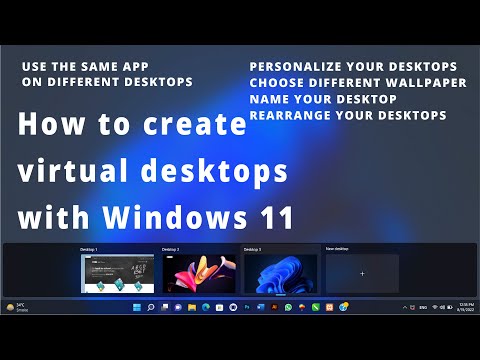 How to create virtual desktops with Windows 11