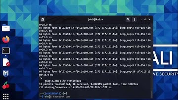 Information Gathering using Whois and ping in Kali Linux. Hands on practical lab lecture 5.