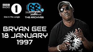 📻🔥 Bryan Gee | BBC Radio One In The Jungle | 18 January 1997 | Jungle Drum & Bass 🔊⚡