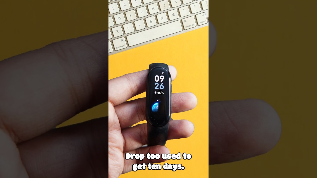 Reviewing the Mi band 6 in under 45s