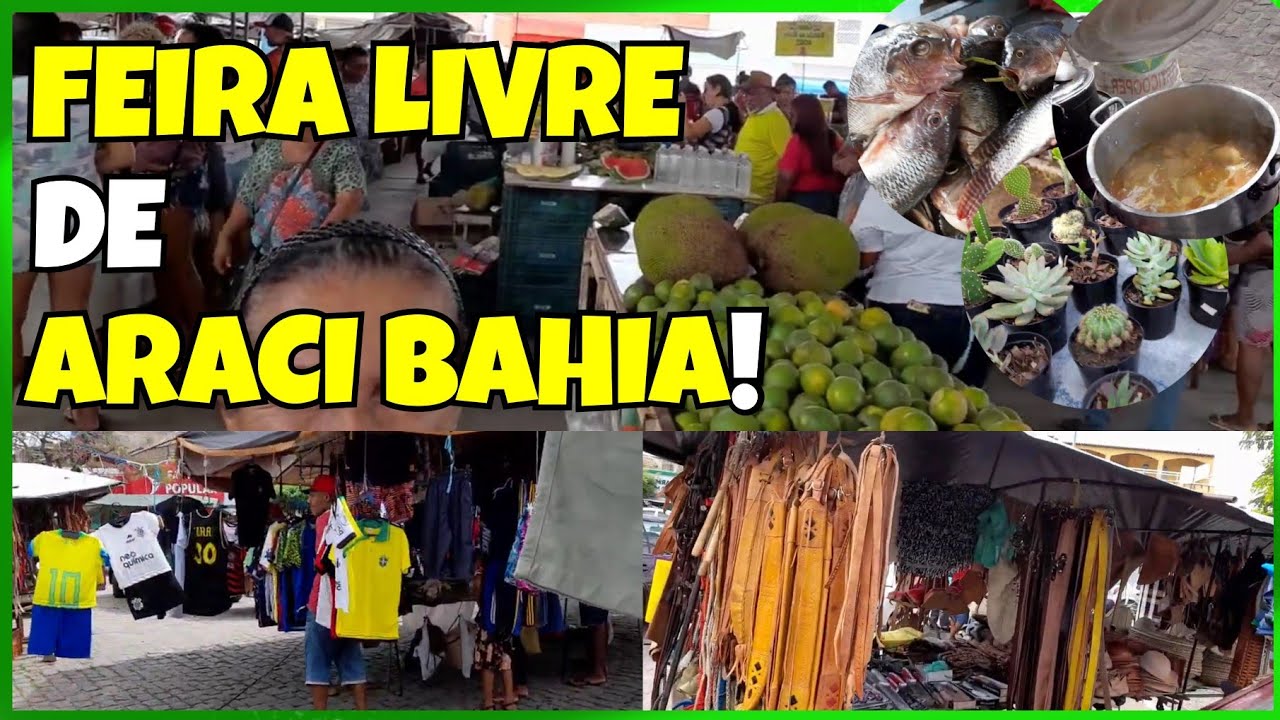 A Feira Livre do Raso de Araci Bahia! Frutas, Verduras, Peixes e muito Mais! Olhe só como e a Feira!