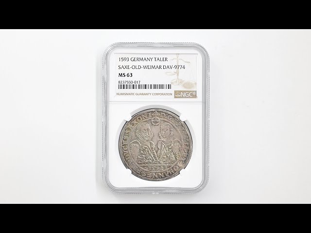 1593 ドイツ ザクセン選帝侯国 クリスティアン1世 ヨハン・ゲオルク1世
