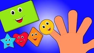 dedo familia formas | populares canciones infantiles | compilación | Shapes Finger Family for kids