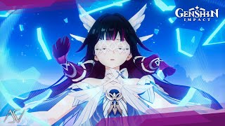 Rerir Attacks Columbina Cutscene Genshin Impact