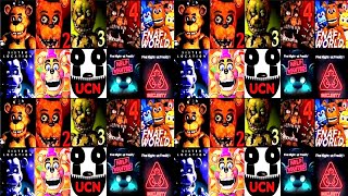 FNAF All JumpScares in 11 Minutes! FNAF 1 2 3 4, SL, FFPS, UCN, HW, COD, AR, SB (2014-2021) screenshot 5