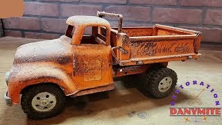 1956 Tonka Hi-way Department Dump Truck Restoration: Breathtaking Before And After