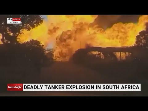 Deadly tanker explosion in South Africa kills eight people