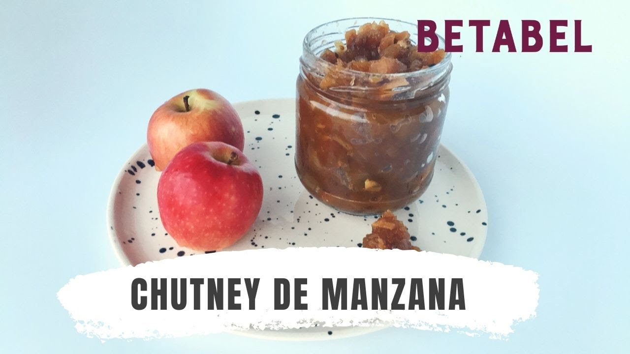 Chutney de manzana aromático y delicioso