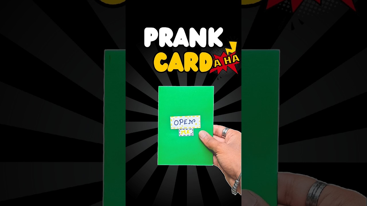Prank Card Tutorial 😝✂️ 