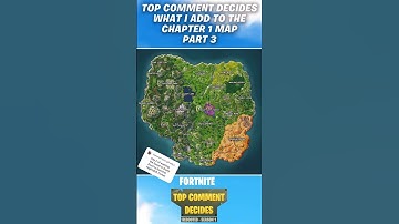 TOP COMMENT DECIDES WHAT I ADD TO CHAPTER 1 🗺 (PT3) #fortnite #shorts