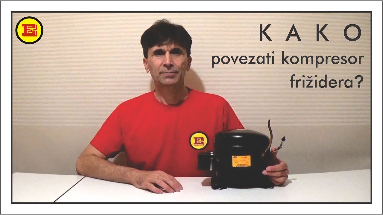 Kako povezati kompresor frizidera / How to connect the engine of fridge